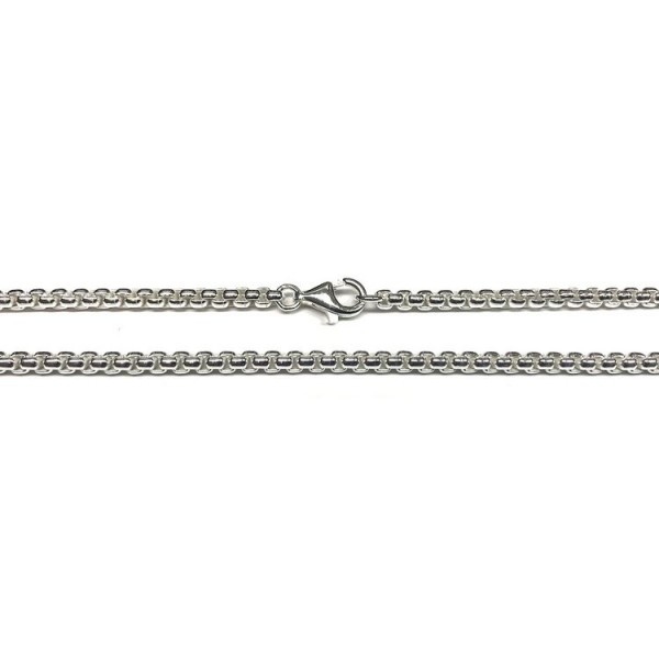 Basics Silver Halskette 45 cm - Sterlingsilber - Venezianerkette / 6037 121-45