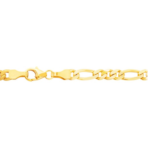 Basics Gold Armkette - Gold 375 9K - Figaro 21 - goldfarben / 71410-21