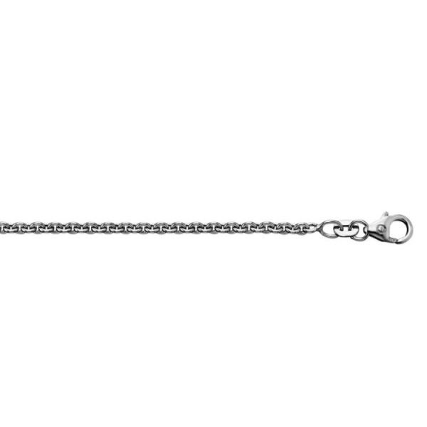Basics Silver Halskette - 70cm - Sterlingsilber - Anker rund / 0160.14-70