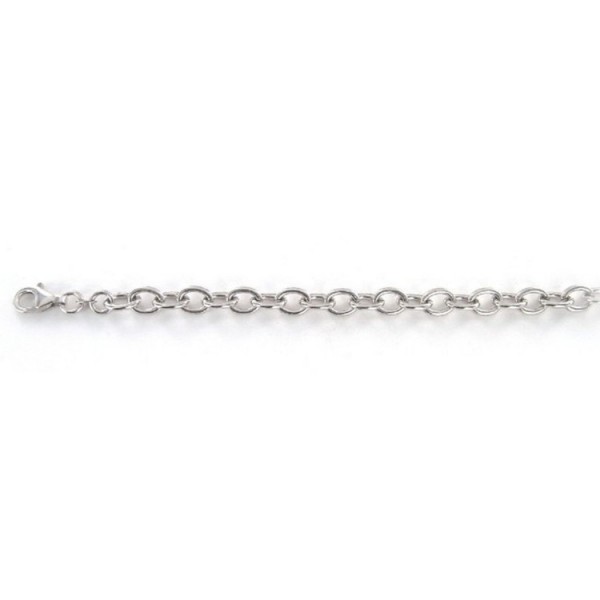 Basics Silver Halskette 50cm - Sterlingsilber - Anker - silber / h925-110-31