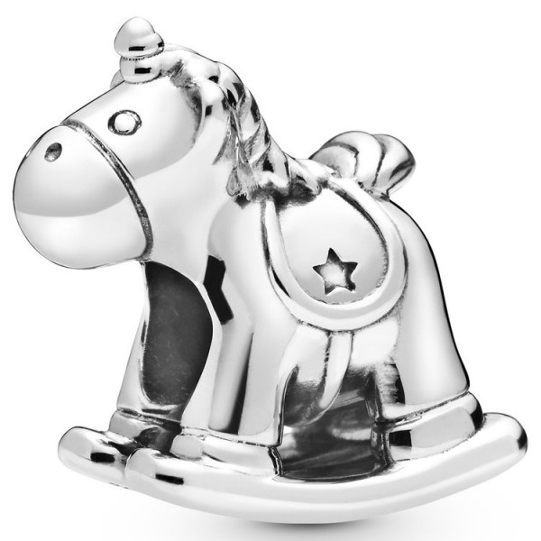 Pandora Bead - Sterlingsilber -Charm Unicorn Rocking Horse / 798437C00