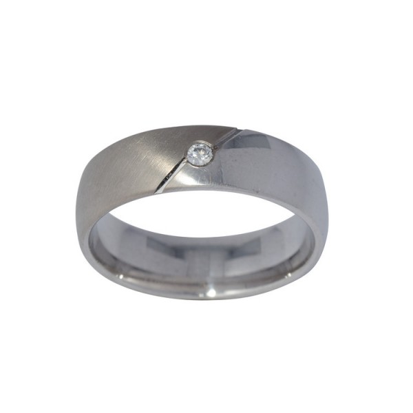 Juwelier Wittig Ring 57 - Weißgold 585 - Brillant 0,03ct / 4199-6.0