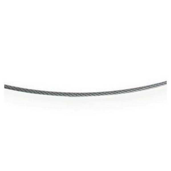 Ernstes Design Spiralseil - 45cm - flexibel - silberfarben / DS0.63.45