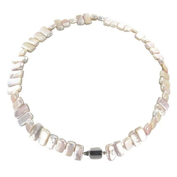 Basics Pearls Collier - Zuchtperlen Sterlingsilber - weiß/rosé / 166296
