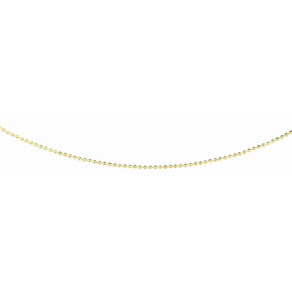 Ernstes Design Halskette 45cm - Edelstahl - Kugelmuster - gold / AK26.45